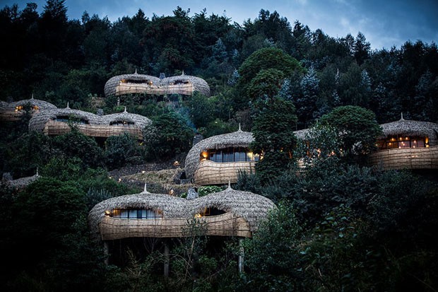 Ruanda tem hotel luxuoso, sustentável e ao lado de vulcões (Foto: Divulgação)