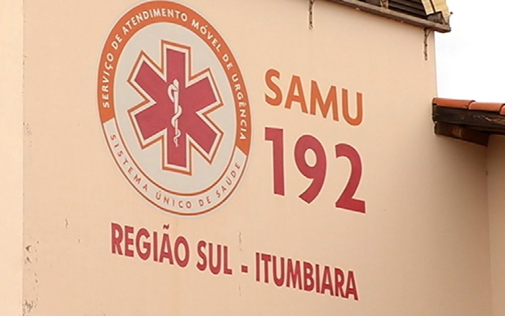 Sede do Serviço de Atendimento Móvel de Urgências em Itumbiara — Foto: Reprodução/TV Anhanguera