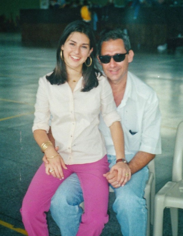 Fernanda Paes Leme e o pai, Álvaro Leme (Foto: Reprodução/Instagram)