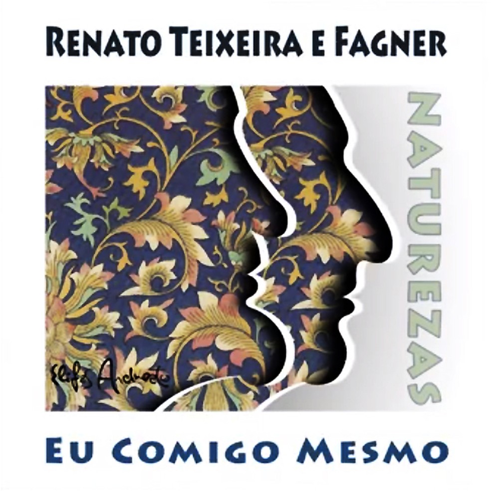 Capa do single 'Eu comigo mesmo', de Renato Teixeira e Fagner — Foto: Divulgação