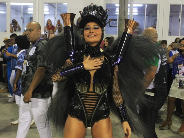 Sabrina Sato, rainha de bateria da Vila Isabel (Foto: Sergio Gallo / Ed. Globo)