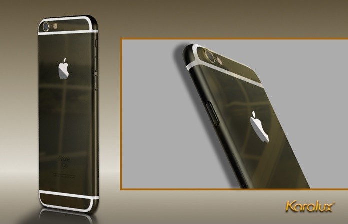 Enigmático iPhone de ouro preto é vendido por R$ 10 mil (Foto: Divulgação / Karalux)
