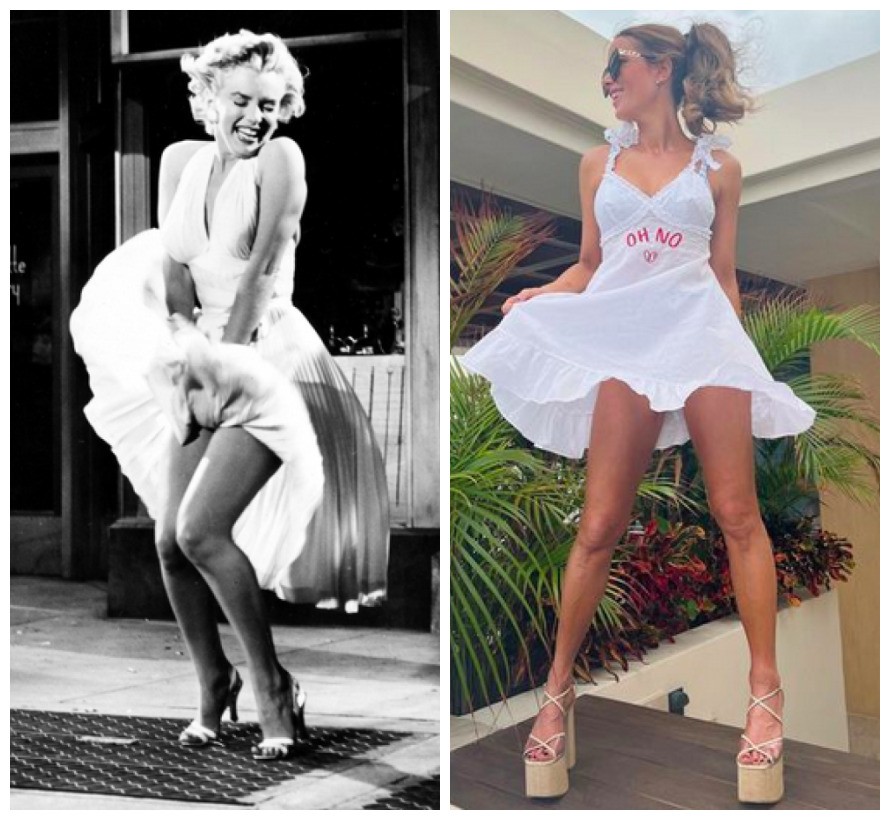Marilyn Monroe (1926-1962) e Kate Beckinsale (Foto: Reprodução/Instagram)