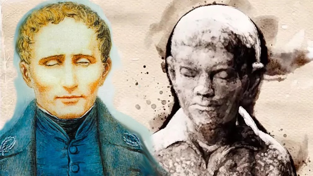 Louis Braille perdeu a visão aos 5 anos — e, aos 15, já havia desenvolvido um sistema tátil para leitura e escrita — Foto: BBC