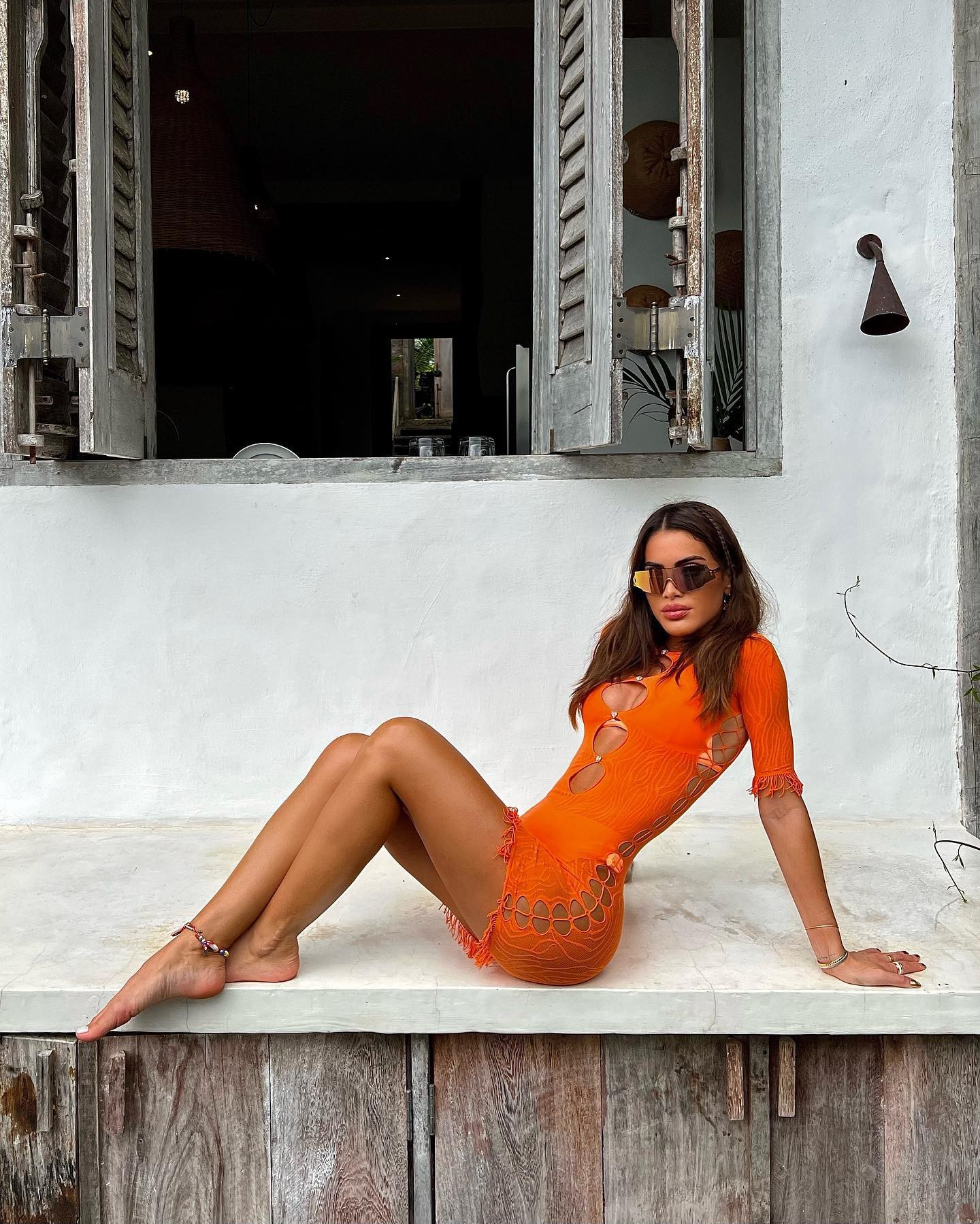 Camila Coelho com vestido de recortes da Poster Girl (Foto: Reprodução / Instagram)