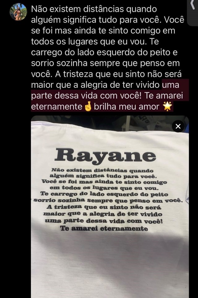 Exnamorada de Hello Kitty faz homenagem à traficante morta em operação