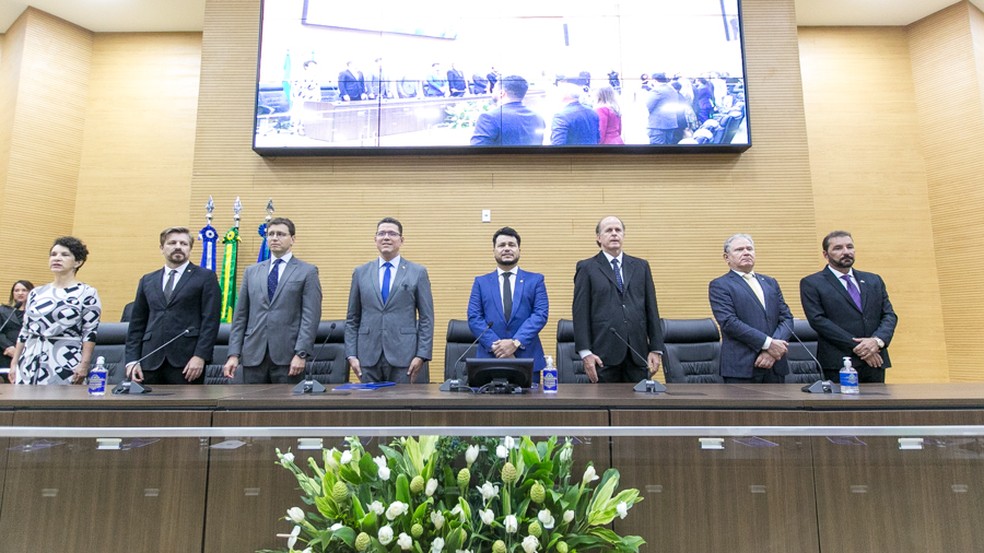 Ano legislativo dos deputados começou nesta quarta-feira (15) — Foto: ALE-RO/Reprodução