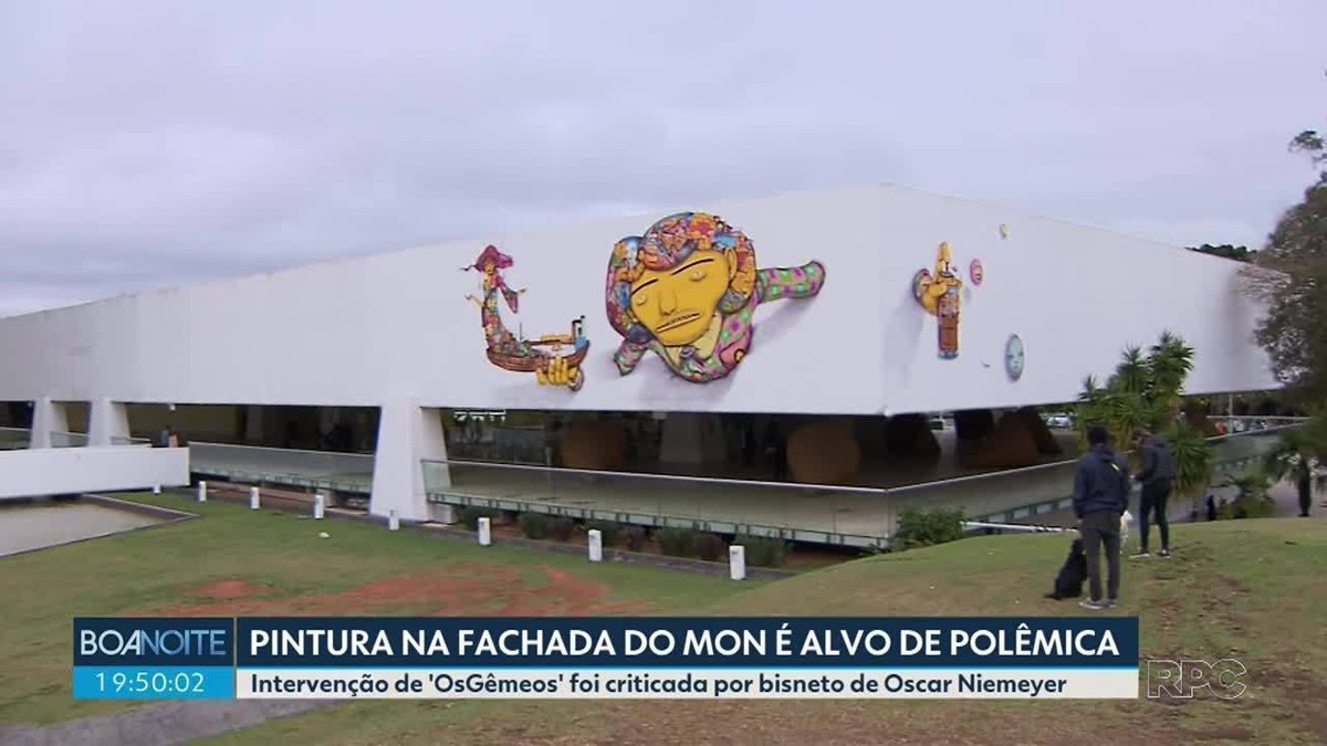 Bisneto de Oscar Niemeyer diz que pretende acionar Justiça para que obra de ‘Os Gêmeos’ seja apagada da fachada do MON | Paraná