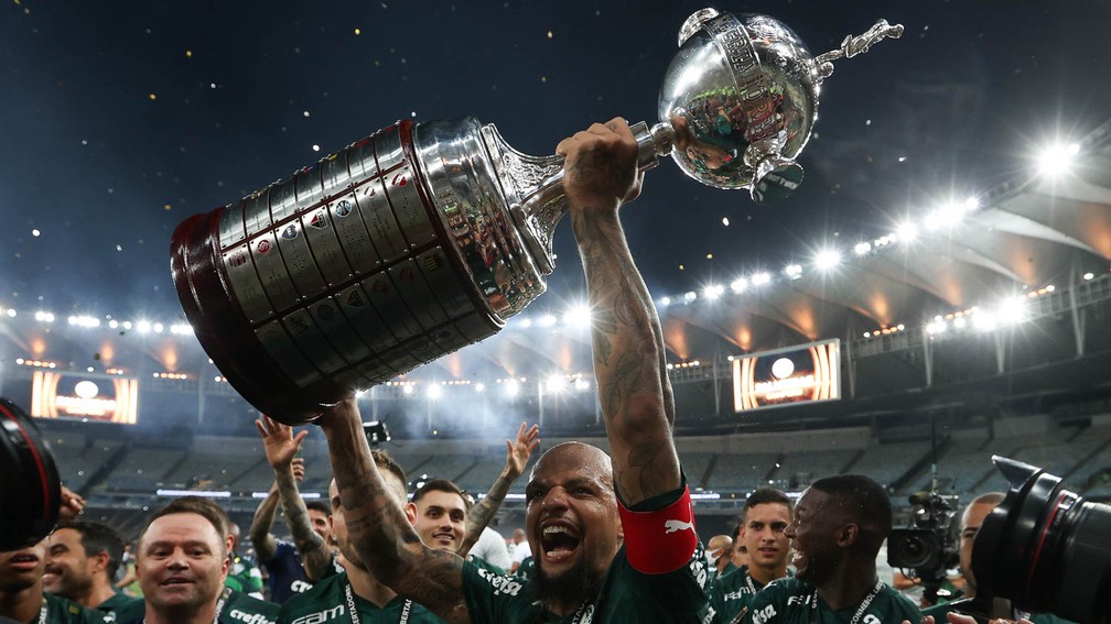 Palmeiras foi o campeão da edição de 2020 da Libertadores — Foto: Cesar Greco / Ag. Palmeiras