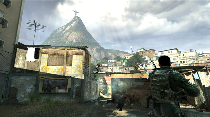 Modern Warfare 2 traz o exército norte-americano para combater traficantes nos morros cariocas (Foto: Divulgação/Activision)