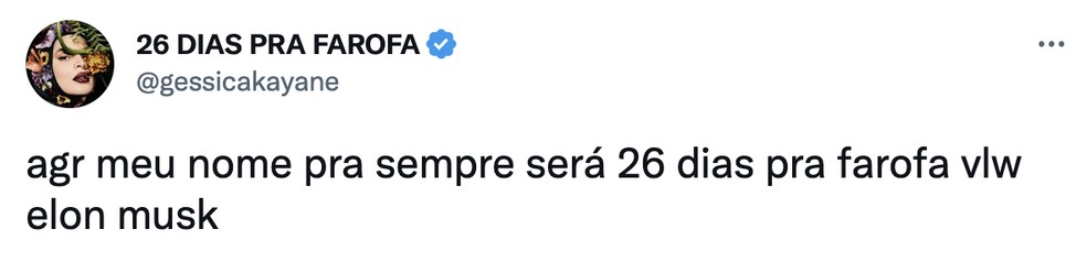 GKay n&atilde;o consegue mudar o nome no Twitter por conta das novas atualiza&ccedil;&otilde;es &mdash; Foto: Reprodu&ccedil;&atilde;o / Twitter