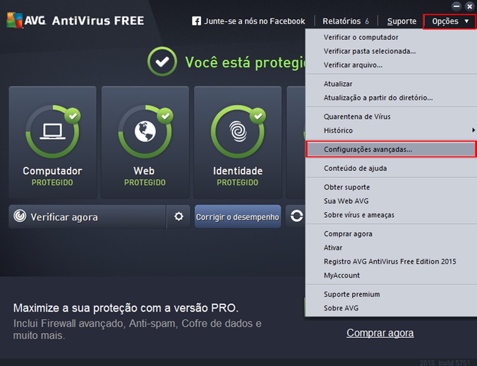 Como desativar temporariamente o AVG Antivírus | Dicas e ...