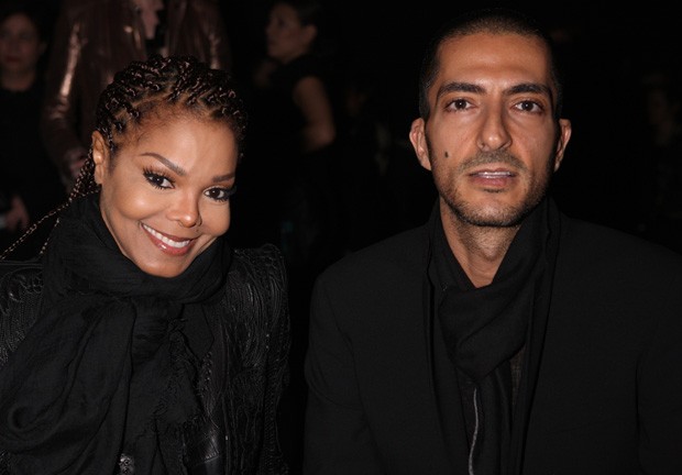 Janet Jackson e o marido, Wissam Al Mana (Foto: Vincenzo Lombardo/Getty Images)