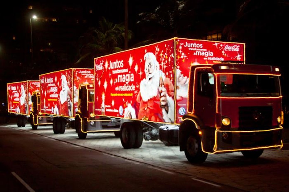 Caravana Iluminada de Natal da Coca-Cola chega na Bahia nesta  segunda-feira, 21/11 | Tá Rolando | Rede Globo