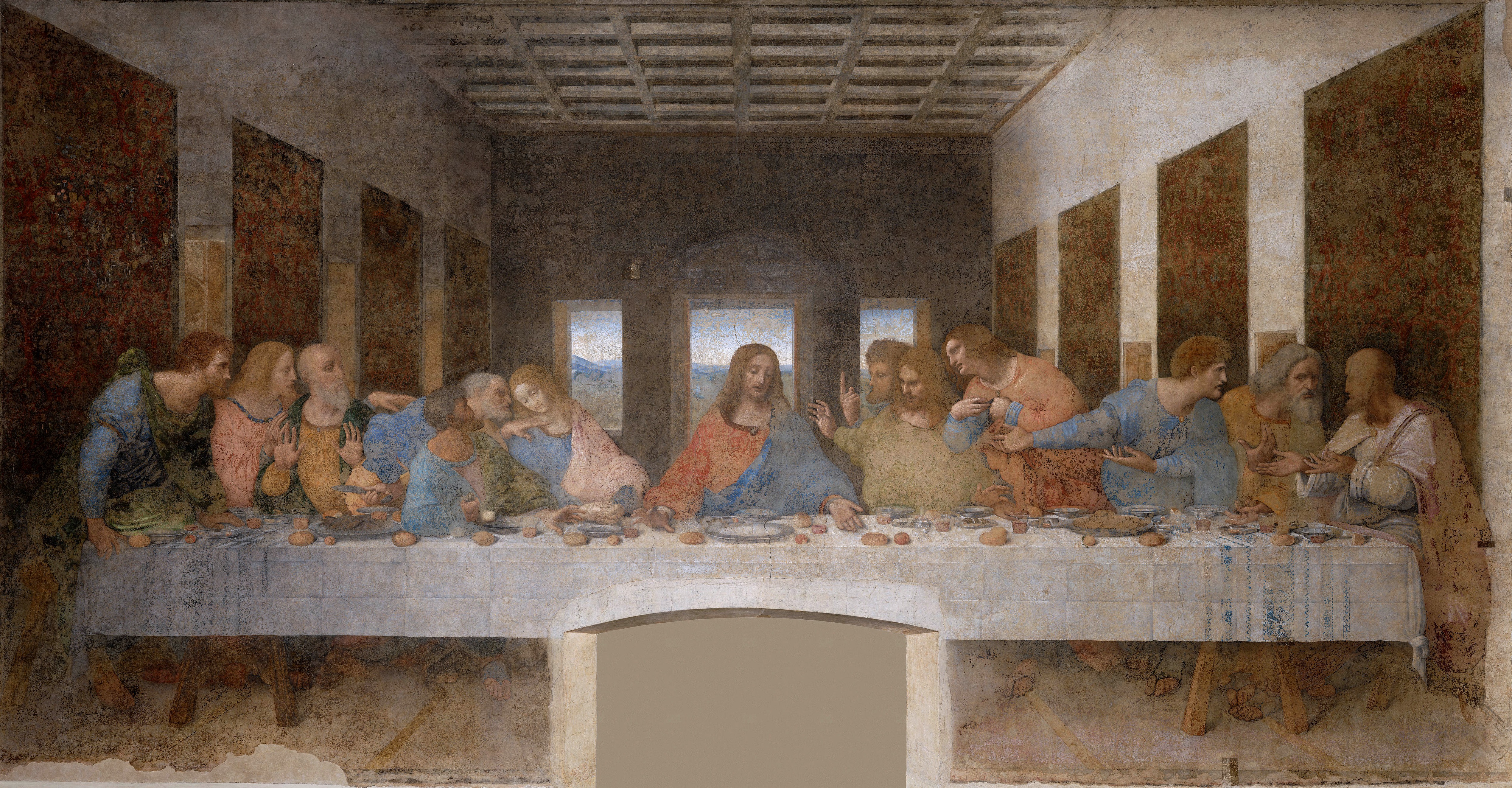 Pintura de Leonardo da Vinci mostra A Última Ceia, uma das releituras da importância do número 13 (Foto: Wikimedia/Leonardo da Vinci )