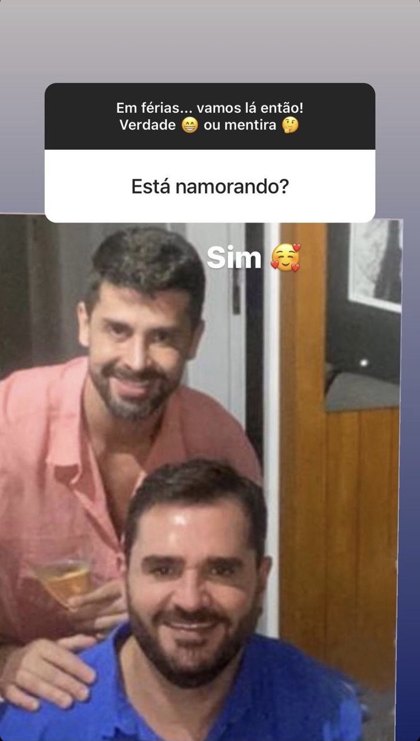 Marcelo Cosme posta com o namorado pela primeira vez (Foto: Instagram)