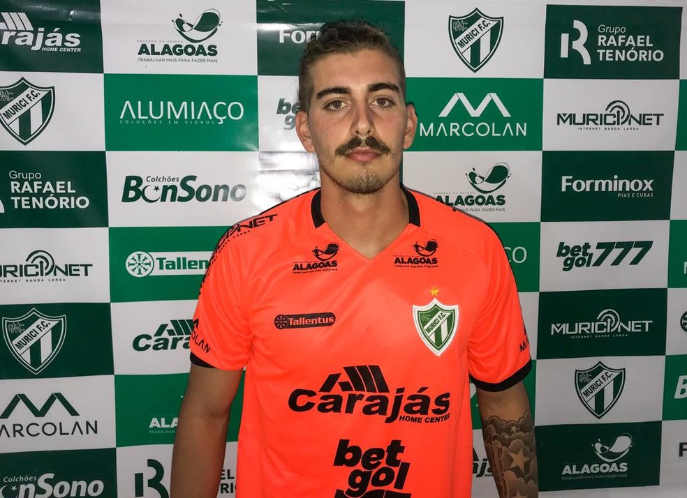 Adrian, novo goleiro do Murici — Foto: Jailson Colácio/Ascom Murici FC