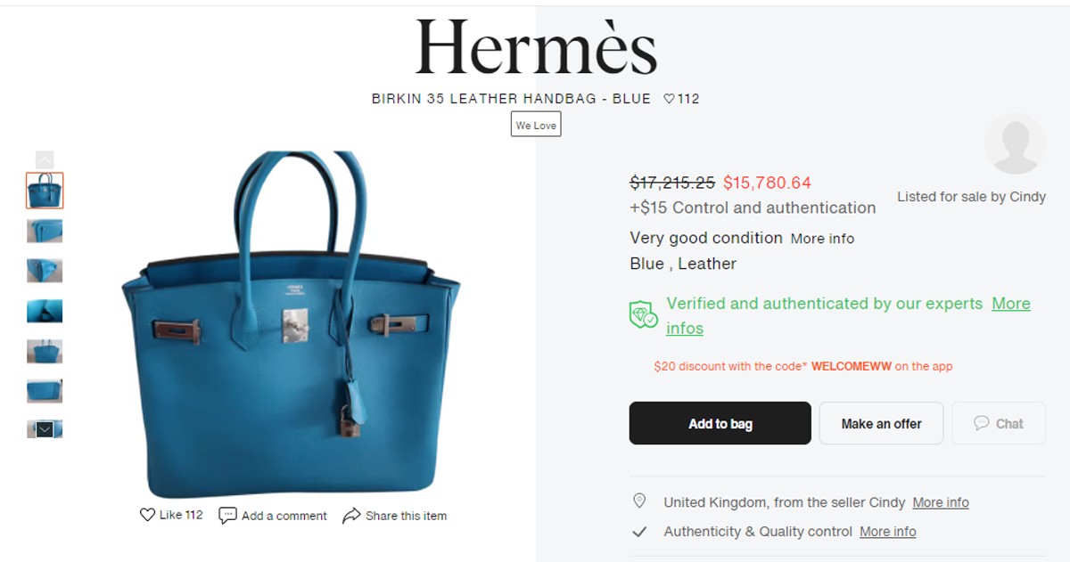 Bolsa Birkin da Hermès (Foto: Reprodução)