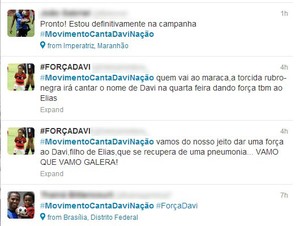 Torcida se mobiliza para homenagear filho de Elias diante do Goiás