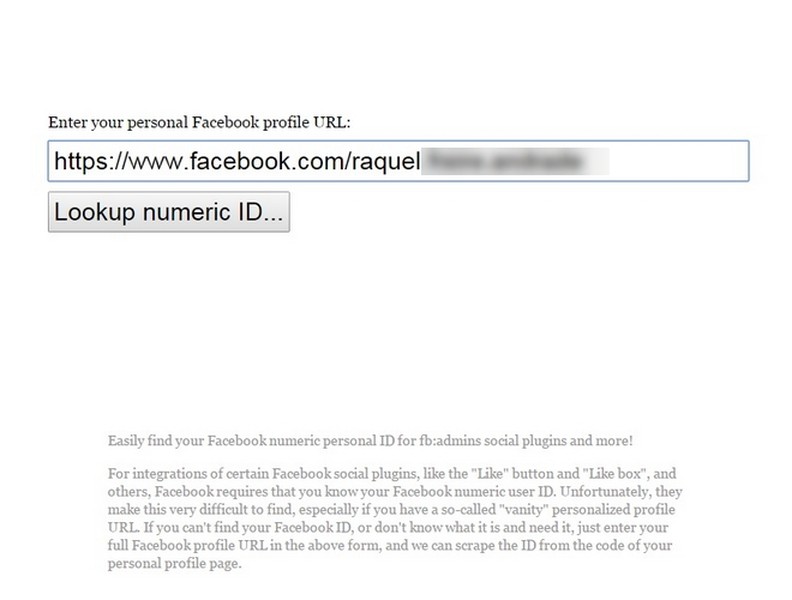 Find My Facebook ID Download TechTudo