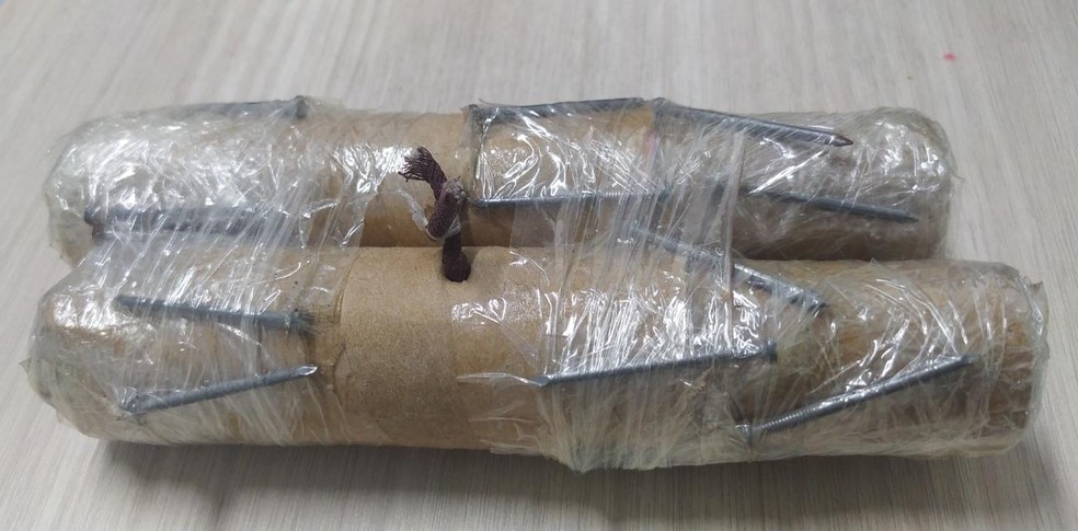 Material encontrado pela PRF em Macaíba — Foto: Divulgação/PRF