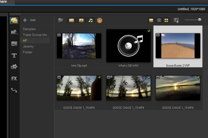 Interface atualizada do Corel VideoStudio X8 (Foto: Divulga??o)