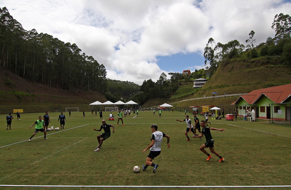 Botafogo fez trabalho de pré-temporada no Espírito Santo — Foto: Vitor Silva/Botafogo