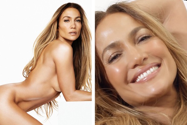 Jennifer Lopez nua em campanha onde anuncia novidades de beleza