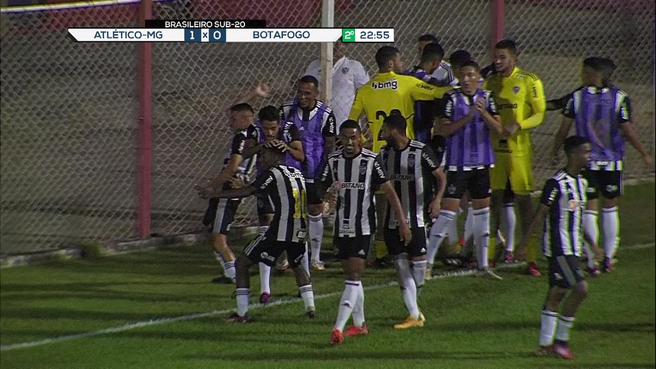 Atlético-MG 1 x 0 Botafogo - Gol do jogo - Campeonato Brasileiro Sub-20