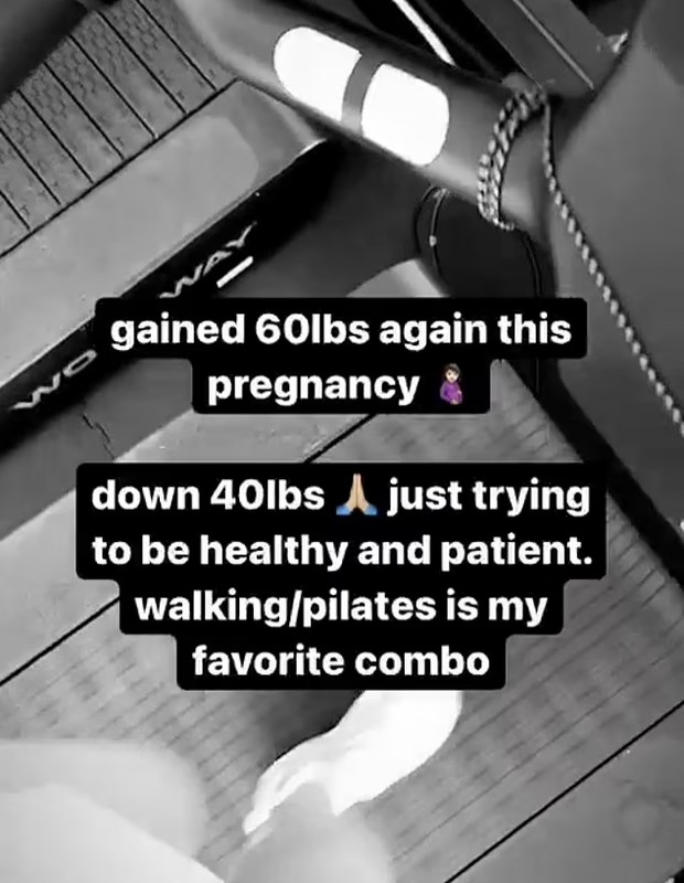 Kylie Jenner fala quanto engordou e quanto já emagreceu após segunda gravidez (Foto: Reprodução/Instagram)