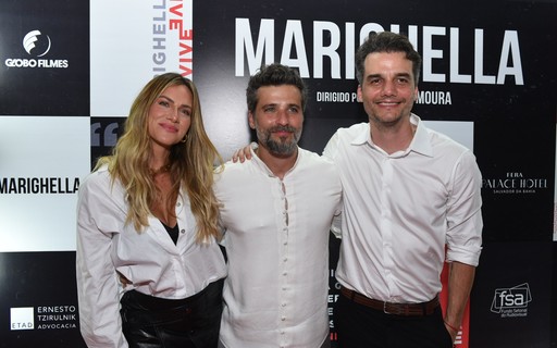 Wagner Moura, Bruno Gagliasso e mais famosos vão a première de 'Marighella'