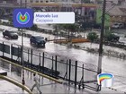 Chuva causa quedas de árvores e alagamentos em cidades do Vale