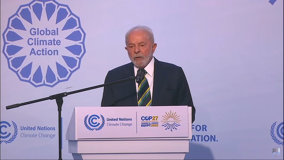 Lula discursa na COP27