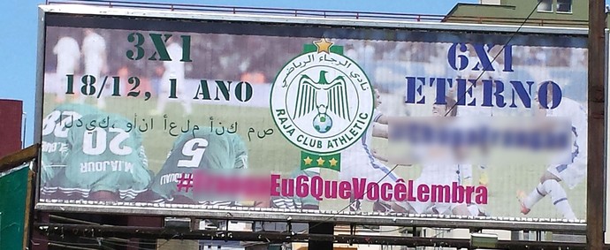 Cruzeirenses provocam rival em outdoor em BH