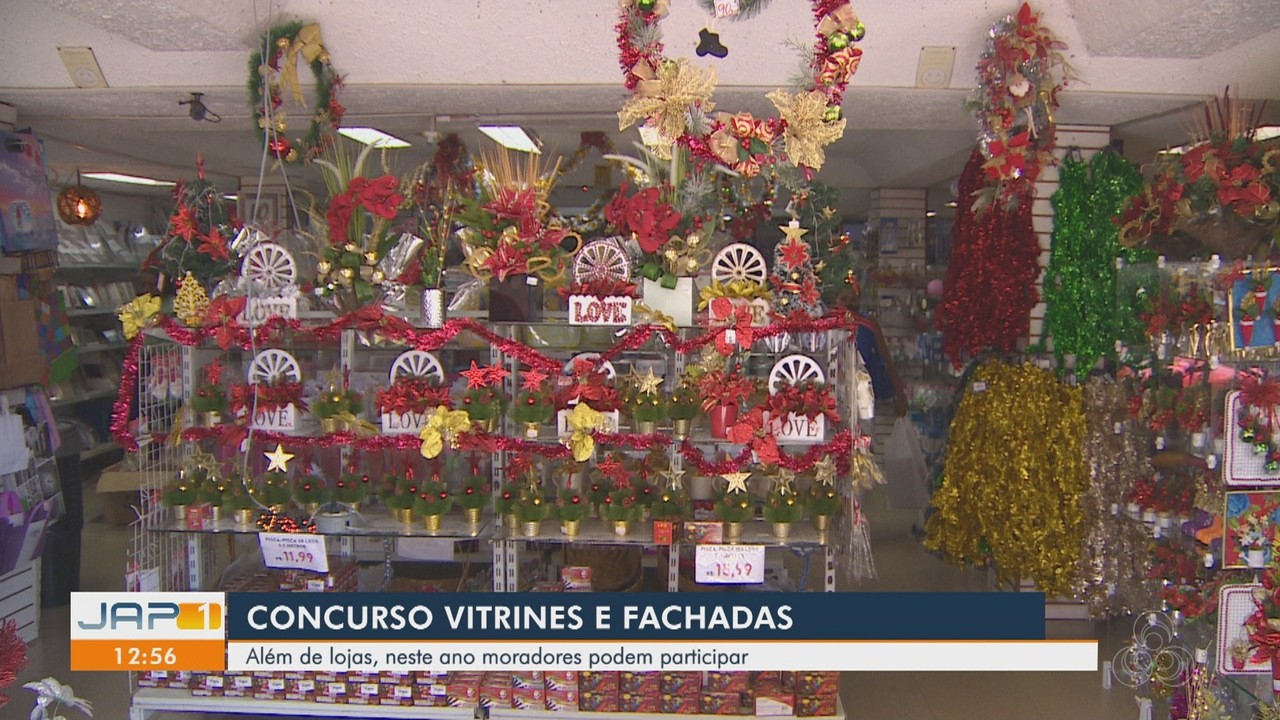Concurso de vitrines e fachadas de Natal vai premiar lojistas e famílias de Macapá