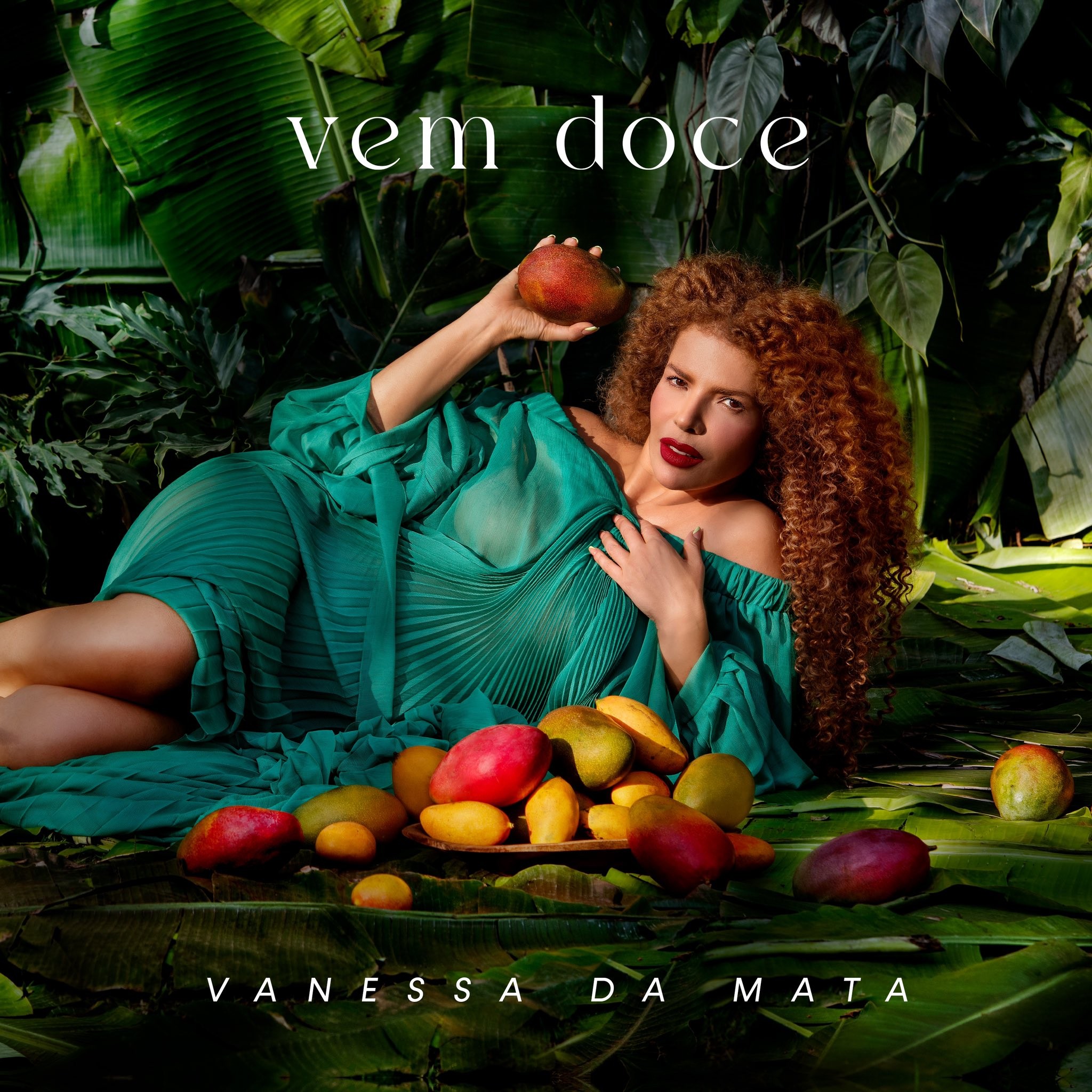 Vanessa da Mata revela a capa e os nomes das 13 músicas do álbum 'Vem doce'