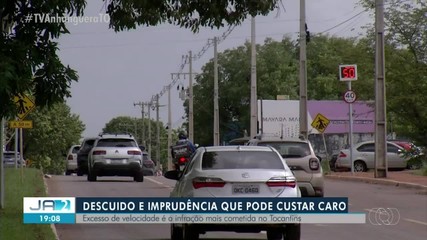 Excesso de velocidade é a infração mais cometida no Tocantins