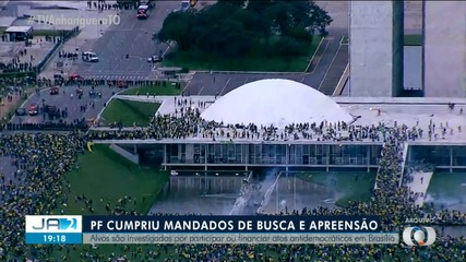 PF cumpre mandados de busca e apreensão alvos investigados por atos antidemocráticos