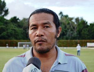 Sergio Guedes, técnico do Santana, campeonato amapaense 2013 (Foto: Jonhwene Silva/GE-AP)