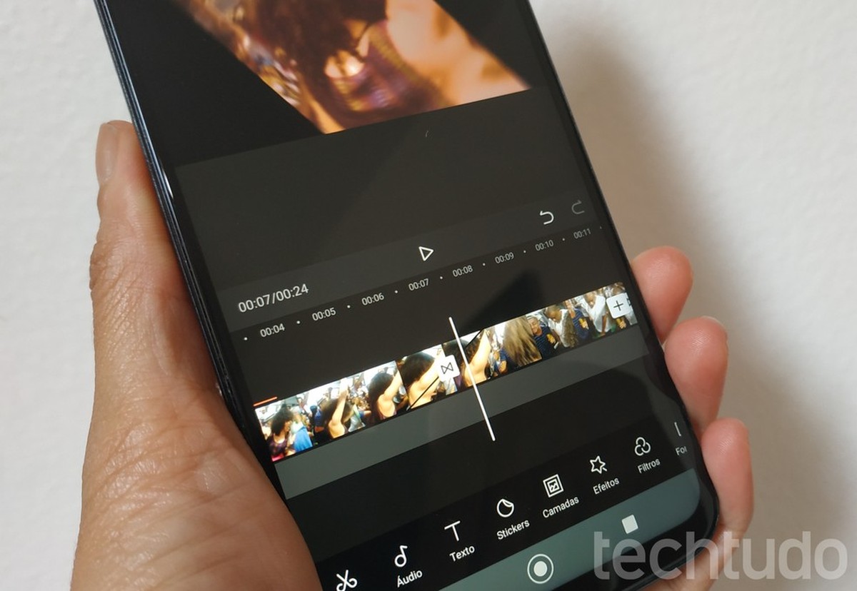 Como desfocar o fundo do vídeo no celular com o Capcut