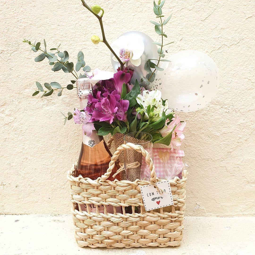 Dia dos Namorados: como montar uma cesta para presentear (Foto: Reprodução/ Instagram/ @afetonacesta)