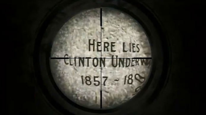 A lápide de Clinton Underwood em Red Dead Redemption (Foto: Reprodução/Thomas Schulze)