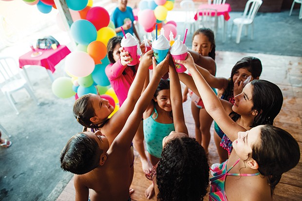 Brincadeira para festa de aniversário do Jogo dos 3 Pontos - Tempojunto