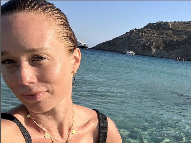 Mariana Ximenes está em Mykonos, na Grécia (Foto: Reprodução / Instagram)