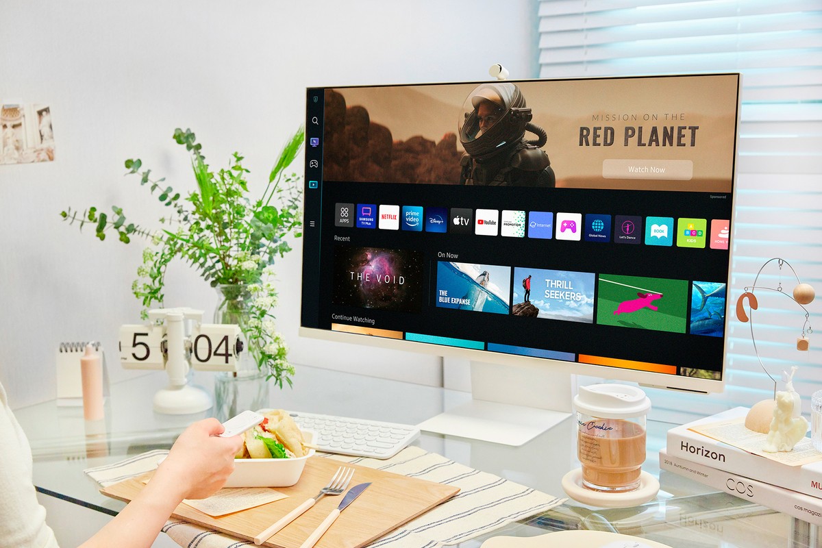 Smart Monitor M8 é opção 4K da Samsung com acesso a apps de streaming