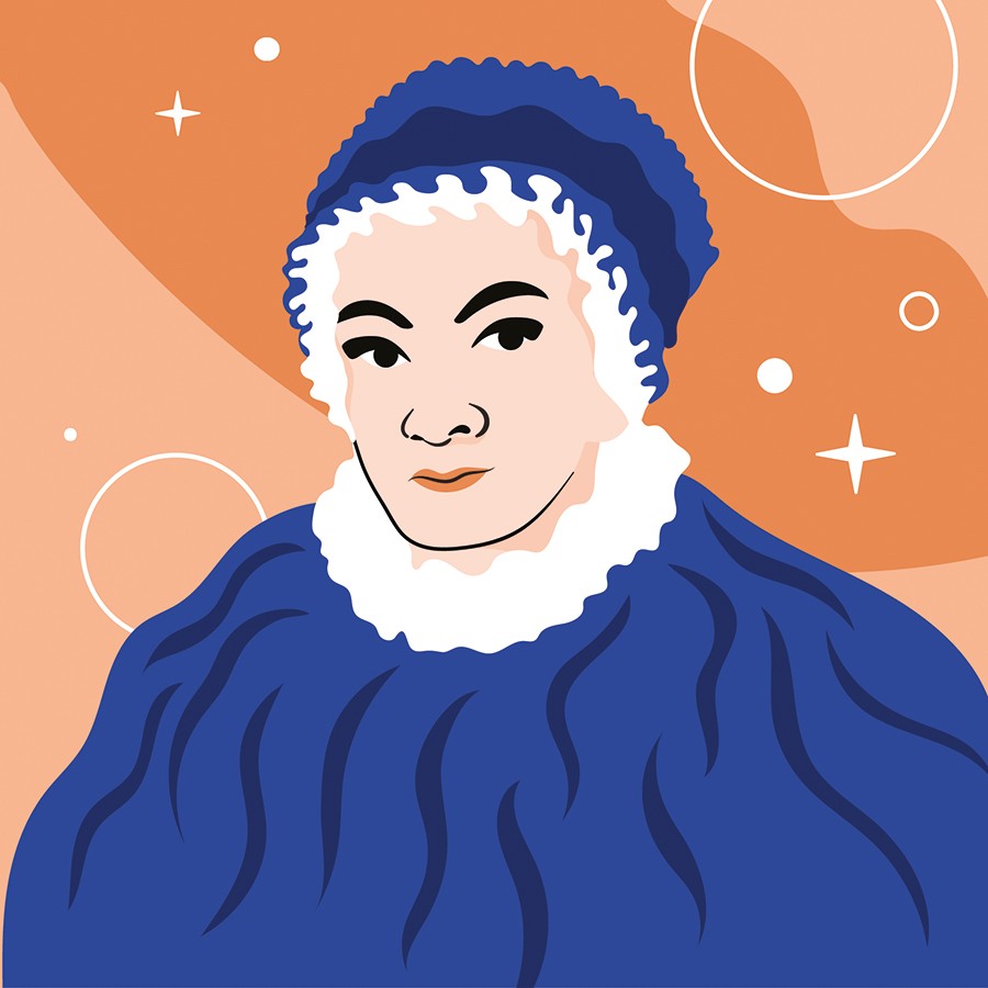 Caroline Herschel: 1750-1848 / Alemanha / Astronomia (Foto: ilustração: Camila Rosa)