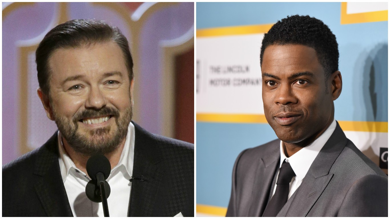 Ricky Gervais aconselha Chris Rock a criar problemas na cerimônia do Oscar (Foto: Getty Images)