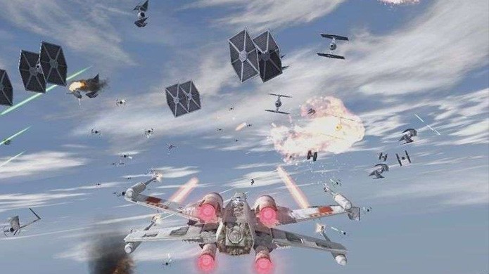 Praticamente nenhum jogo superou o visual de Star Wars: Rogue Squadron 2 no GameCube (Foto: Reprodução/GameSpot)