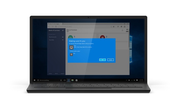Windows 10 Anniversary Update terá login com biometria no Microsoft Edge (Foto: Divulgação/Microsoft)