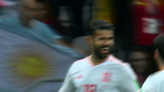 Com "sorte", Diego Costa destaca paciência espanhola para furar retranca do Irã 